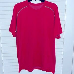 Lululemon Metal Vent Tech Short Sleeve Older Style Pink & Gray